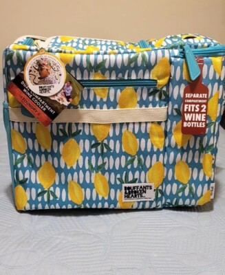 Beautiful Bouffants Insulated Picnic Wine Cooler Caddy Tote Shoulder Bag 