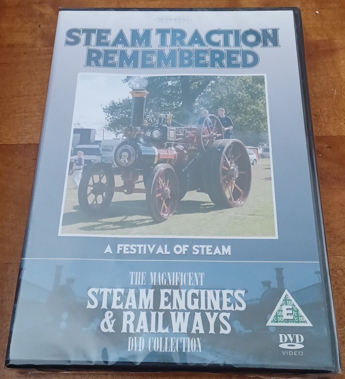 STEAM TRACTION REMEMBERED DVD A FESTIVAL OF STEAM STEAM ENGINES NEW SEALED #PB