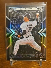 2022 Chronicles Obsidian MATT MANNING  Baseball Rookie Card RC Detroit Tigers
