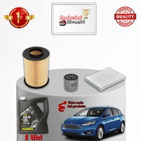 Set Service 3 Filter Und ÖL Ford Focus III 1.0 Ecoboost 103KW 140CV 2017-