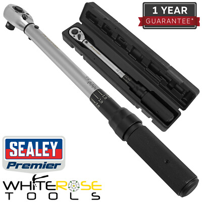 Sealey Drehmomentschlüssel Mikrometer Style 210Nm 1/2'' Vierkantantrieb Premier Handwerkzeuge