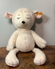 Steiff Soft Cuddly Friends 16" Sleeping Sugar Lamb Lamm Plush-button  tag