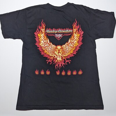 Vintage Harley Davidson Cafe T-Shirt Las Vegas Short Sleeve 1998 USA 90s Phoenix