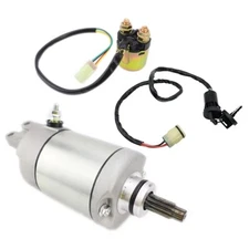 TRX500FPE Starter Motor for Honda Foreman 500 ES 2007-2008 W/Relay & Key Switch