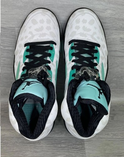 Nike Air Jordan 5 Retro "Island Green" CN2932-100 Taglia: UK 10, EU 45, US 11 - Foto 15 di 24