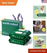 400 Count Hypoallergenic Dog Wipes with Aloe for Paws  Body - Lavender Fresh