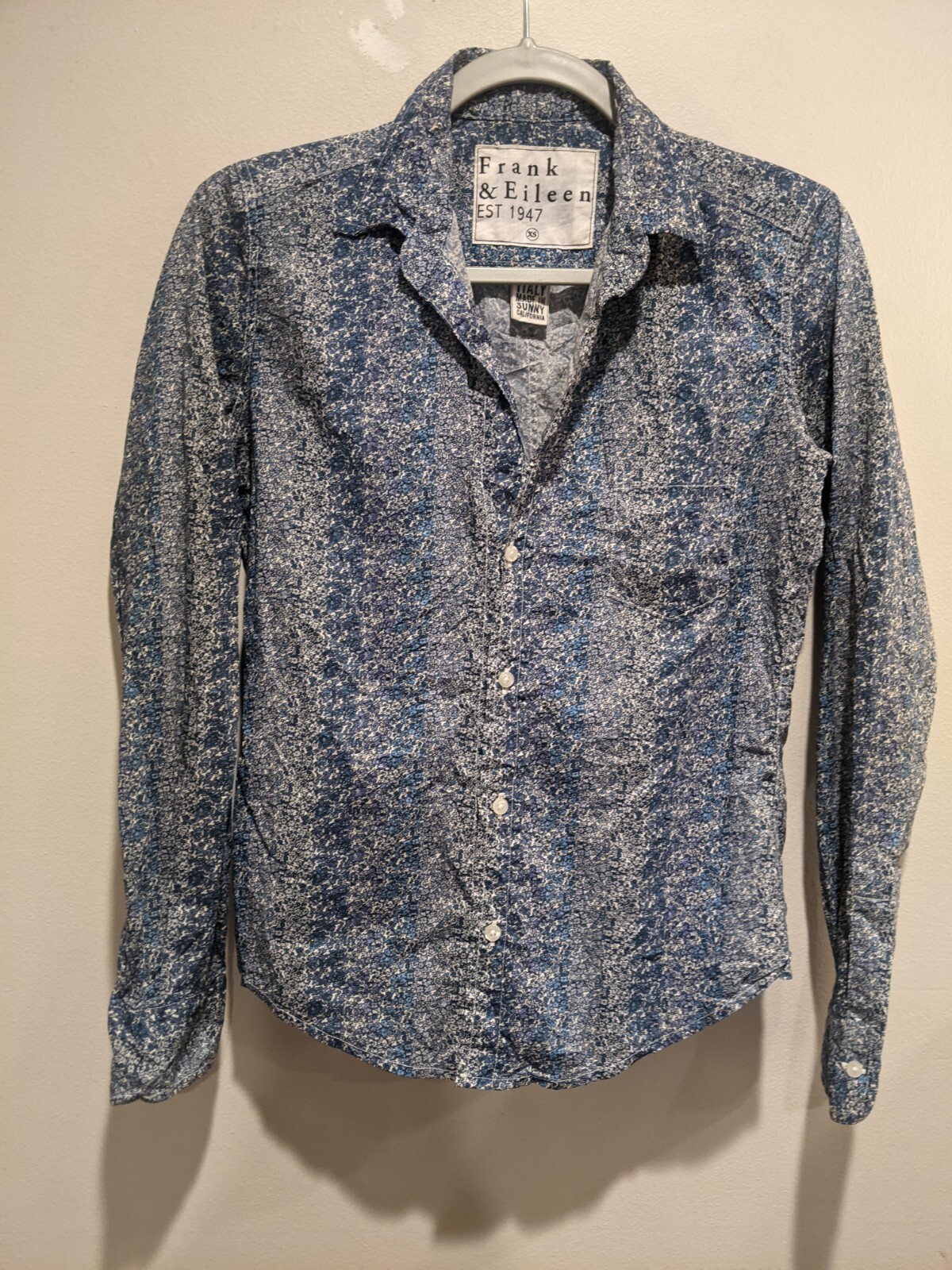 Frank & Eileen 100% Cotton Barry Button Down Long Sleeve Top