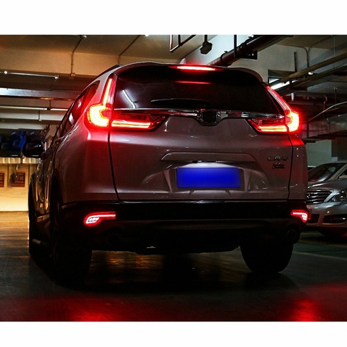 Full LED Rear Bumper Reflector Tail Brake Light Lamp For Honda CRV 2017-2021 - Picture 11 of 12