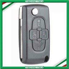 ✅ GUSCIO CHIAVE TELECOMANDO PEUGEOT 1007 807 CITROEN C8 4 TASTI PEUG-15 ✅