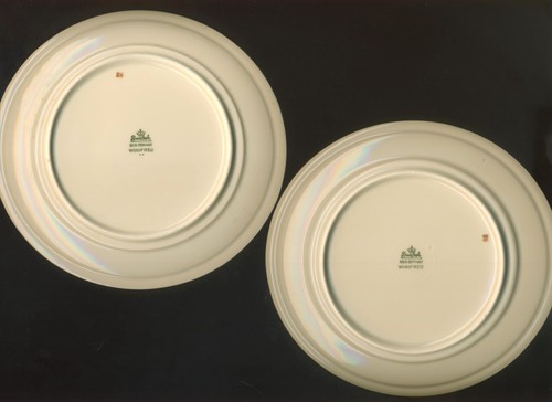 4 ROSENTHAL Porzellan Teller WINIFRED Paradiesvogel an Blumen je 2 x 1936 + 1937 - Bild 6 von 6