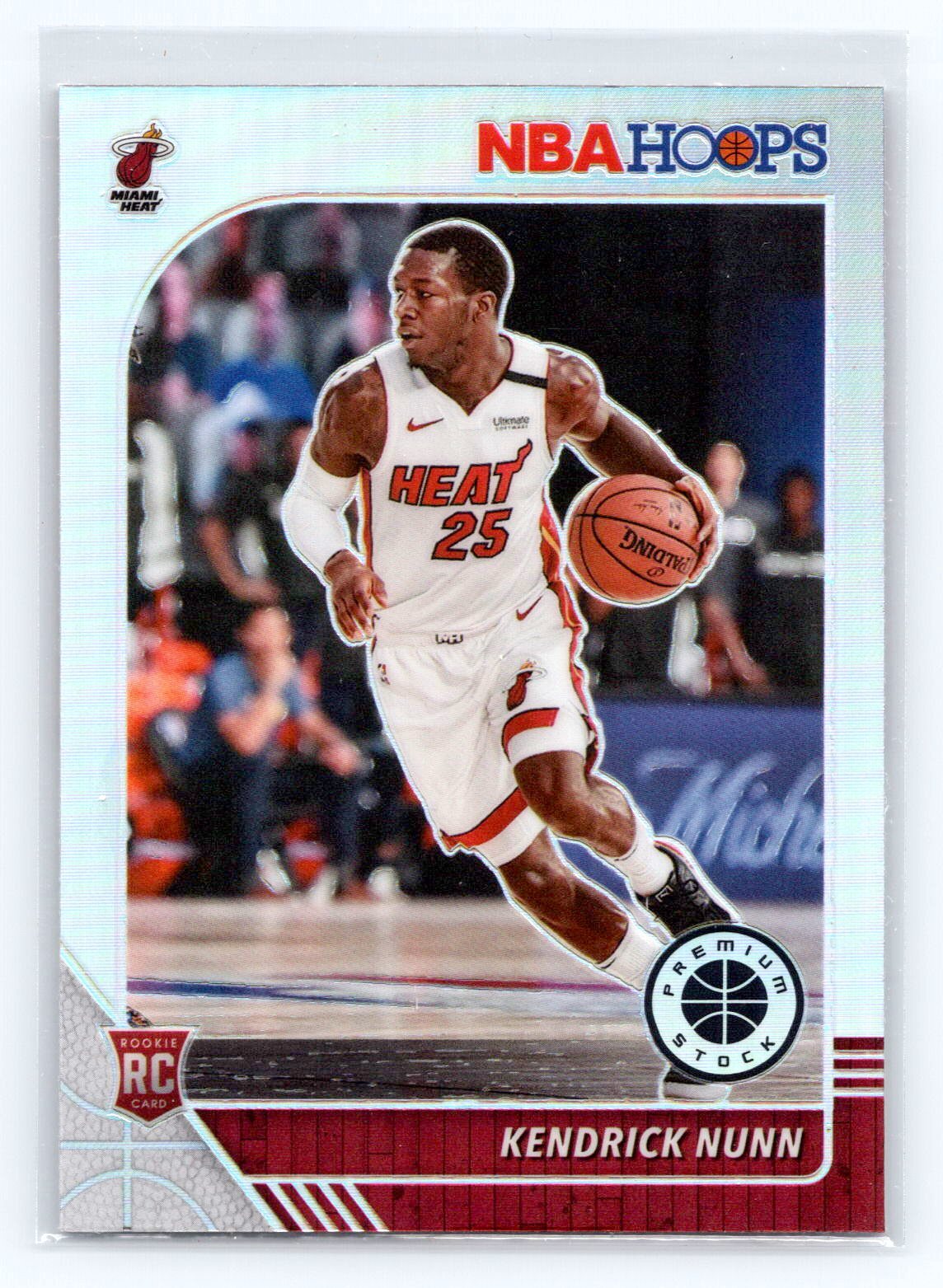 2019-20 Hoops Premium Stock #250 Kendrick Nunn Prizms Silver