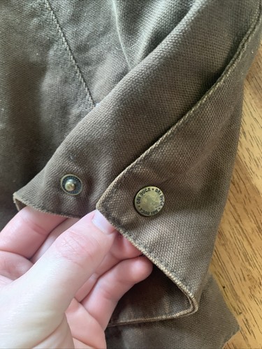 Dri-Duck Jacket Men’s 4XL Brown Canvas Work Outer Wear Sherpa Lining - Picture 3 of 20