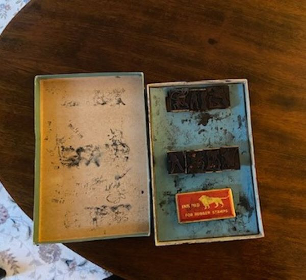 Lone Ranger Picture Printing Set with all original stamps Circa 1939