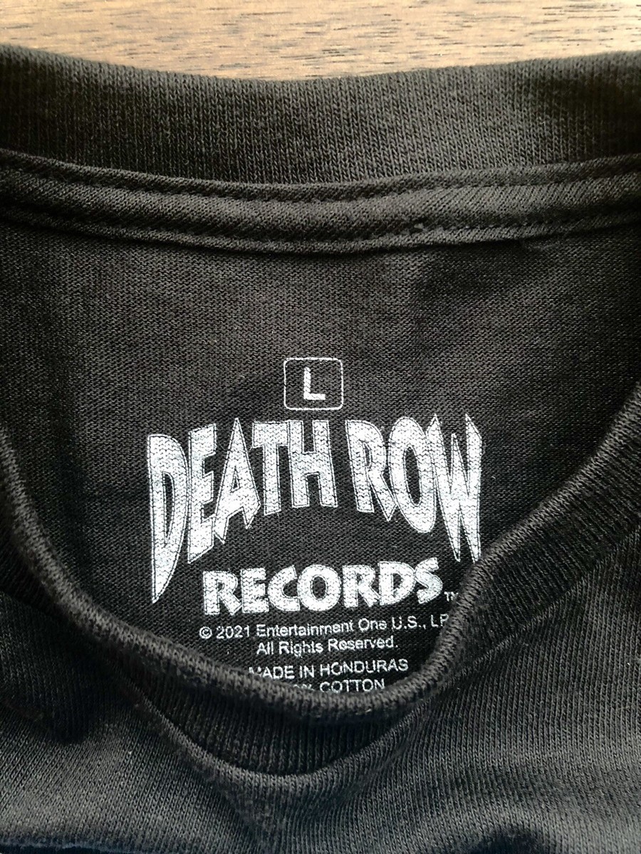 DEATH ROW RECORDS T-shirt Hip Hop Rap Label Tee Adult Men's 100