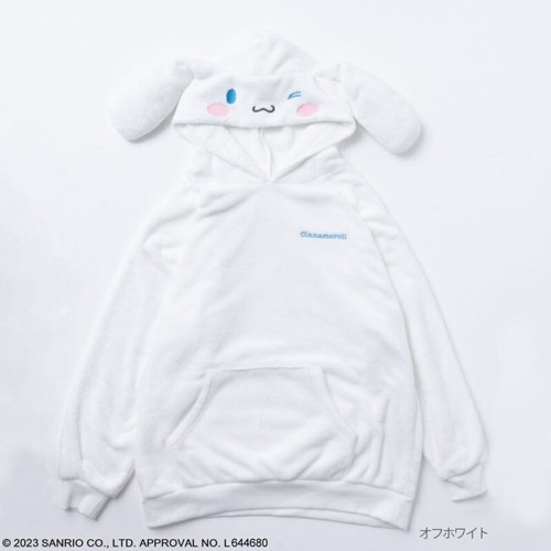 Sanrio Characters Cinnamoroll Hoodie White Japan limited New - Picture 1 of 6