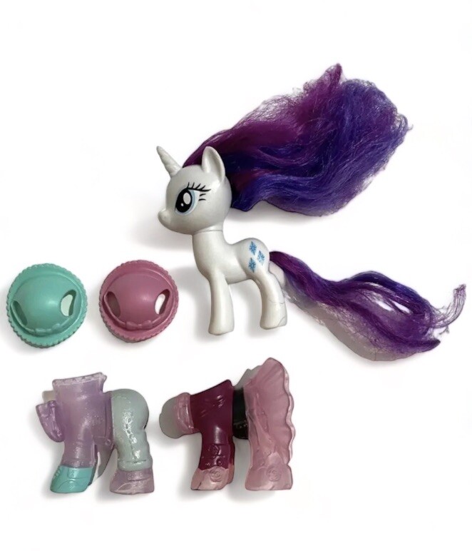 My Little Pony 2016 RARITÀ con due abiti diversi e cappelli abbinati