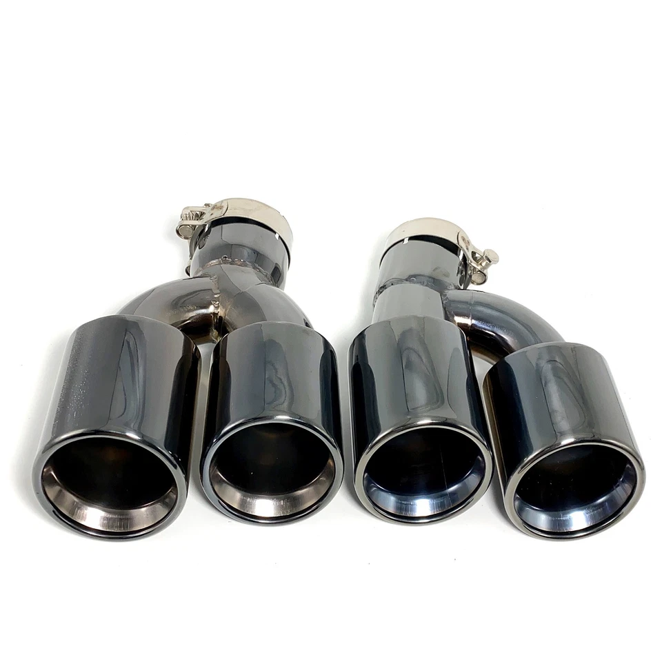 1 Pair Exhaust Tip Stainless Steel M Tailpipe For BMW 525i 528i 530i G30 G31 - Image 2 of 4