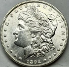 1892- P Morgan Silver Dollar, UNC , Philadelphia Mint