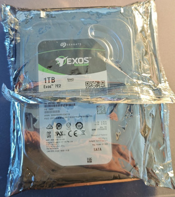 Seagate Exos 7E2 1TB HDD, SATA 6 GB/s, 3,5 Zoll Interne Festplatte...