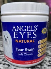 ANGELS' EYES Natural Sweet Potato Tear Stain Remover Soft Chews 120 Ct Dog
