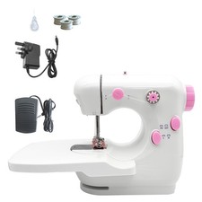Electric Sewing Machine Portable Mini Pedal Household for Beginner NEW UK