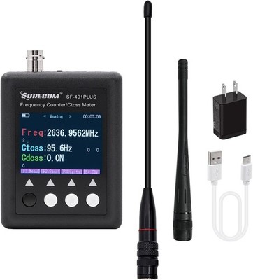 Mcbazel SF401 Plus 27Mhz-3000Mhz Radio Portable Frequency Counter Meter W/