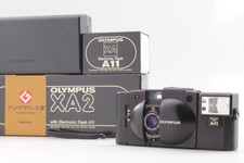 [Exc+5 in Box] Olympus XA2 Point & Shoot 35mm Film Camera + A11 Flash JAPAN A37