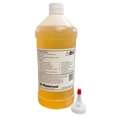 90032 Vacuum Pump Oil, 32 Oz Bottle, High Viscosity Oil for Deep Vacuum Pumps, H