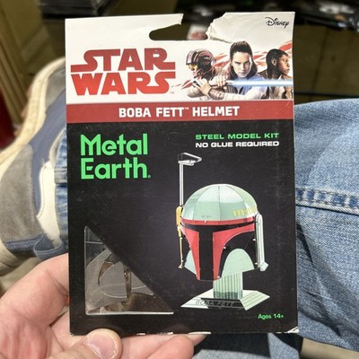 Fascinations Star Wars Boba Fett Helmet Metal Earth Model Kit MMS315