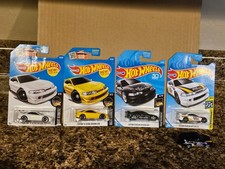Hot Wheels Lot Of 5 Custom 2001 Acura Integra Gsr 01 White Yellow Black K W Hot Wheels Lot Of 5 Custom 2001 Acura Integra Gsr 01 White Yellow Black K W