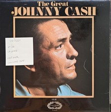 Johnny Cash The Great Johnny Cash Vinyl Record LP VG/VG+ CHM696 1970