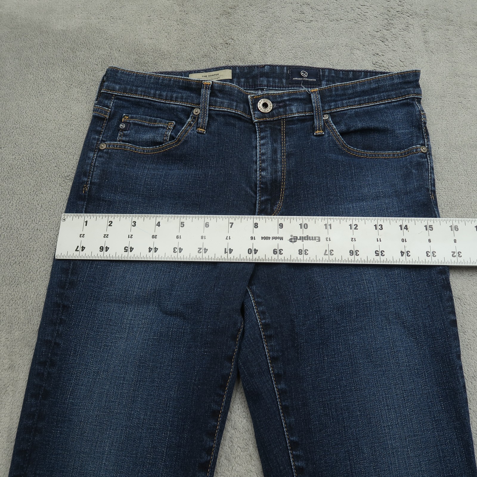 Adriano Goldschmied AG Women's Size 27R Low-Rise the Harper Straight 31" Inseam thumbnail 7