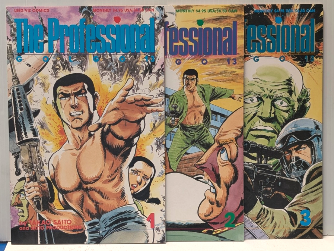 THE PROFESSIONAL GOLGO 13 1 2 3 VF/NM 1991 VIZ COMICS | eBay