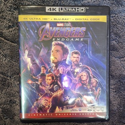 Marvel Studios Avengers: Endgame 4K Ultra HD Blu-ray Cinematic Universe Digital 