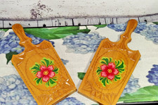 Vintage Hand Carved Wooden Kitchen Decor Hand...