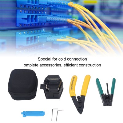 Fiber Optic Tool Kit Bag FTTH Cold Connection Assembly Termination＠