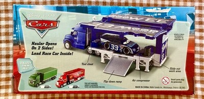 Disney Pixar Cars Race Damaged Mood Springs + Hauler Brand New