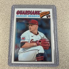 Parker Messick 2026 Topps Heritage Chrome Parallel Cleveland Guardians #242 RC