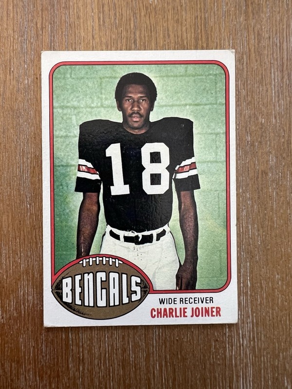 1976 Topps Football #89 Charlie Joiner HOF Bengals & Chargers EX
