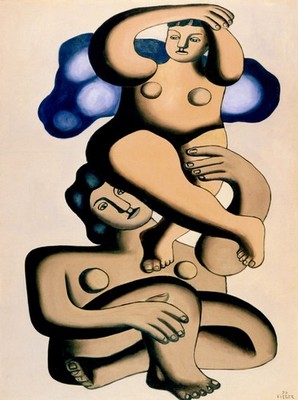 013 Fernand Léger - Composition with two parrots (study of central motif) 1937