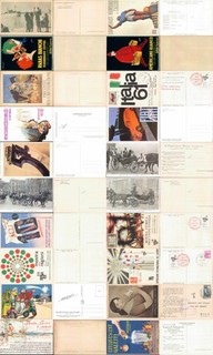 postcards ADVERTISING lot 20 pieces code 022 U