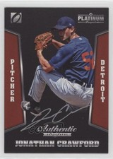 2013 Onyx Platinum Prospects Silver Ink /175 Jonathon Crawford Jonathan Auto 5c9