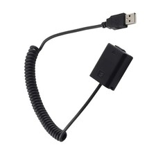 1pc NP-FW50 Dummy Battery Adapter USB Cable for Sony A7M2 A7R2 A6500 A6400
