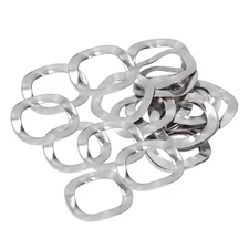 100Pcs Wave Washer Assortment Kit Crinkle Wavey Washers A2 Stainless Steel