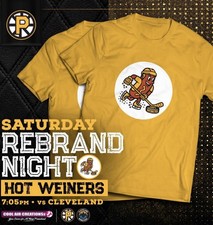 Providence Bruins Hot Wiener Rebrand Game Promo T Shirt Jan 17 Size XL New
