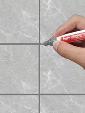 1 White Tile Grout Pen Kitchen Bathroom Waterproof Marker Revives Anti Mould