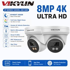 Image of VIKYLIN 8MP IR Night Vision IP Camera 4K Full Colour CCTV Security Camera Outdoo