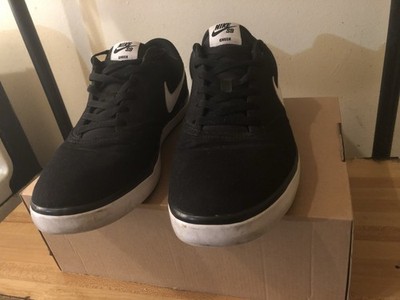 Nike SB Check Solar CNVS Black White Men's Sneaker 843896-001