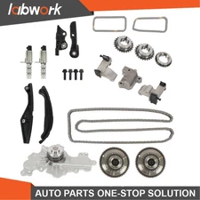Labwork Timing Chain Kit Water Pump VVT Solenoid For Ford Lincoln MKT Explorer