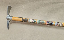 Rare Unusual Walking Stick Pickle Axe Ice Axe Eispickel